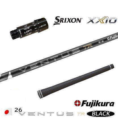 フジクラ 26 VENTUS TR BLACK 26ベンタスTRブラック（スリクソン用）スリーブ付きシャフト ドライバー用
