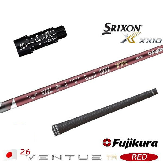 フジクラ 26 VENTUS TR RED 26ベンタスTRレッド（スリクソン用）スリーブ付きシャフト ドライバー用